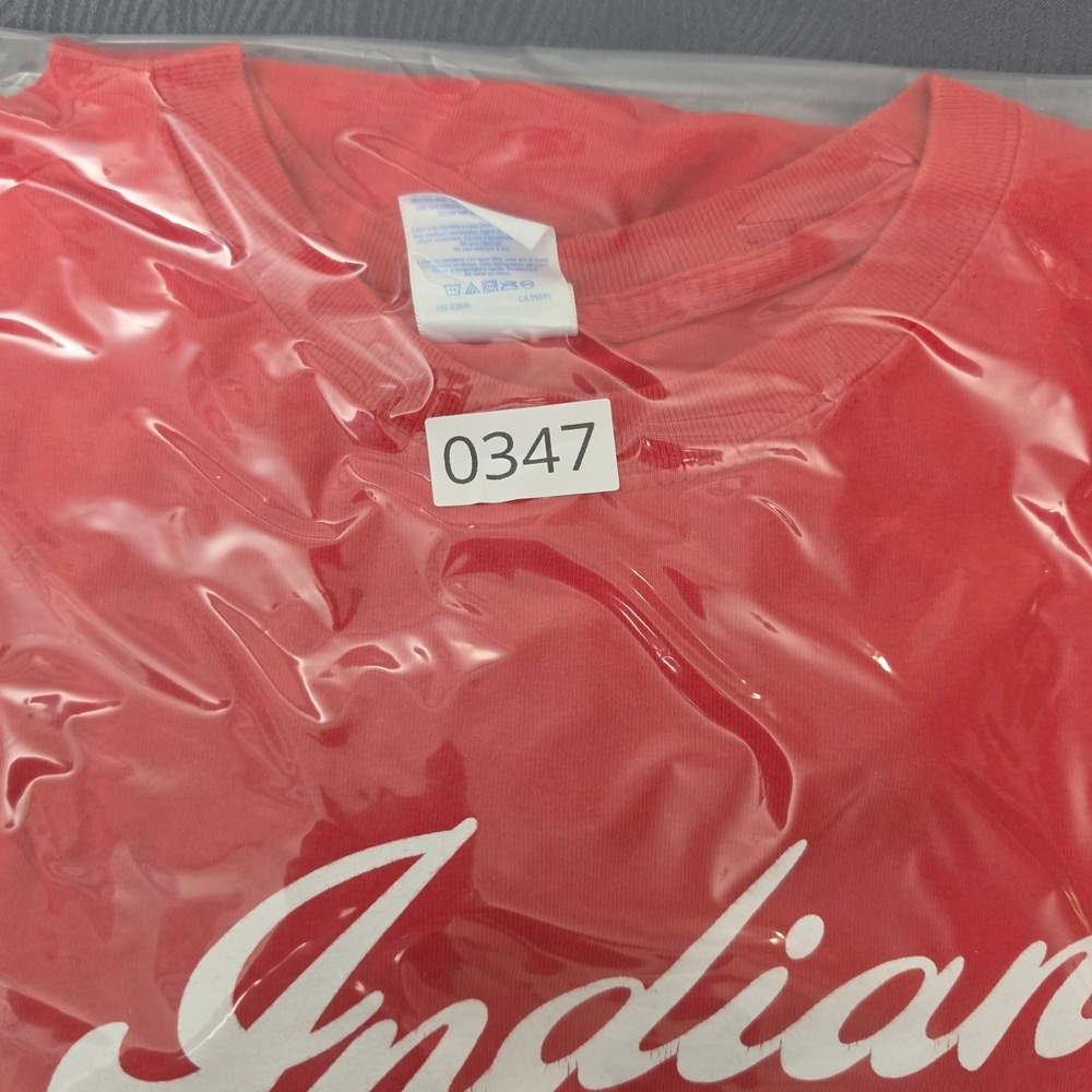 Unbranded Indians Tribe Tee Mens M Red Excellent Rowdie Mascot Signed Pepsi WTHR - Picture 10 of 10